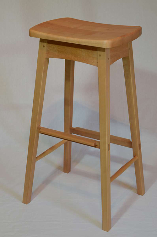 Kitchen dining wooden stool
