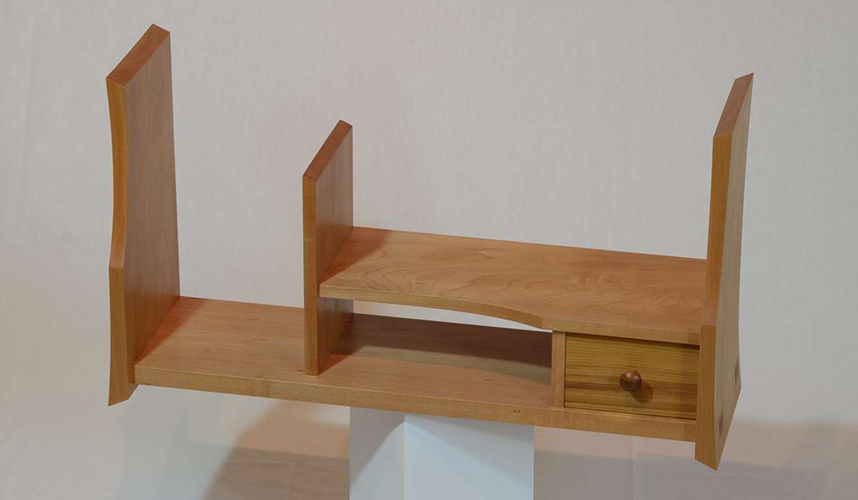 Wooden Japanese dsplay shelf