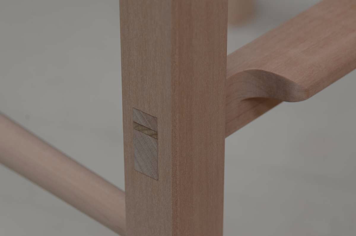 Handcrafted designer wooden stool